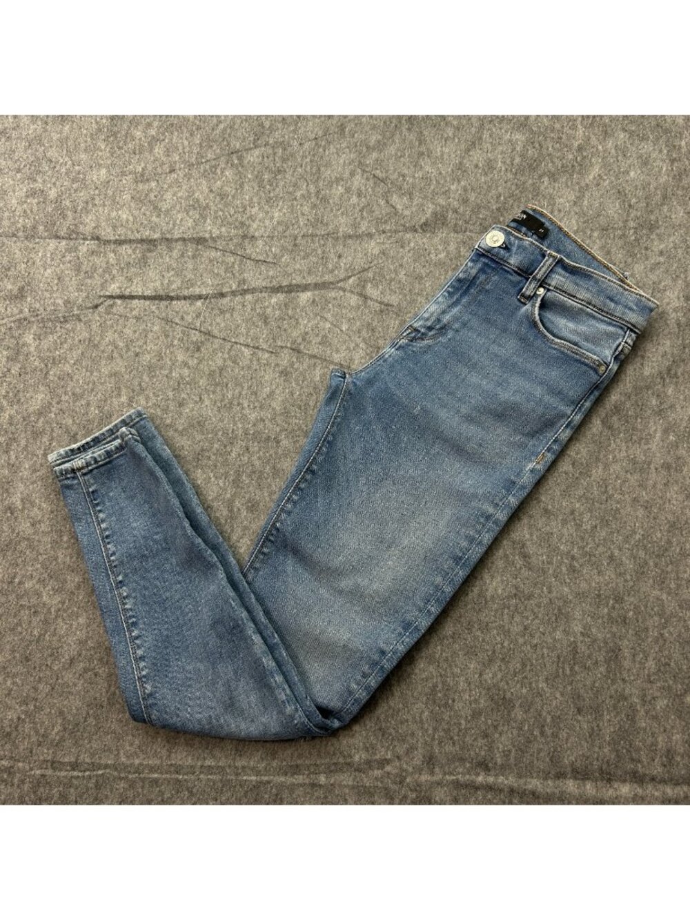 Hudson Nico Super Skinny Jeans Women's Size 27 Mid Rise Distressed Denim